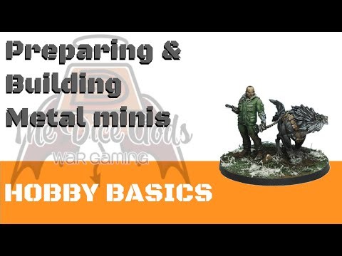 Preparing and building metal miniatures - Hobby Basics