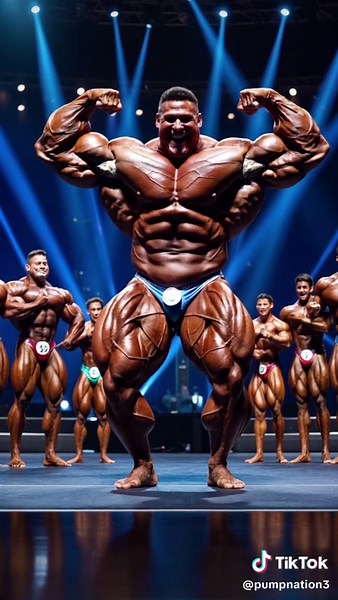 Impressive Bodybuilder Dominating the Stage | Muscle Poses and Confidence