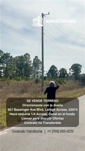 ¡Oportunidad Única en Lehigh Acres, Florida! ¡TERRENO EN VENTA Directamente con la Dueña!