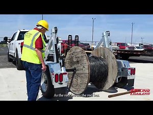 FT-8 R Utility Cable Reel by Felling Trailers Product Demonstration