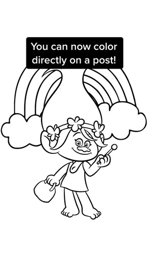 Coloring Pages of Trolls Band Together and More | Dreamworks Trolls