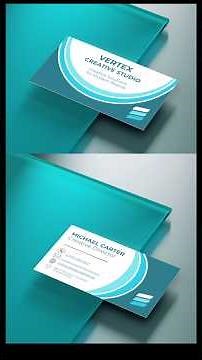 Learn how to create this clean, modern business card in Canva