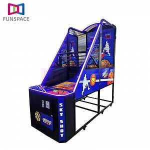 [Hot Item] Funspace Coin Operated Indoor Amusement Center Electronic Arcade Street Basketball Arcade Game Machine