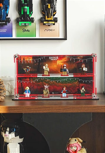 Showcasing LEGO Stranger Things Minifigure Display Case