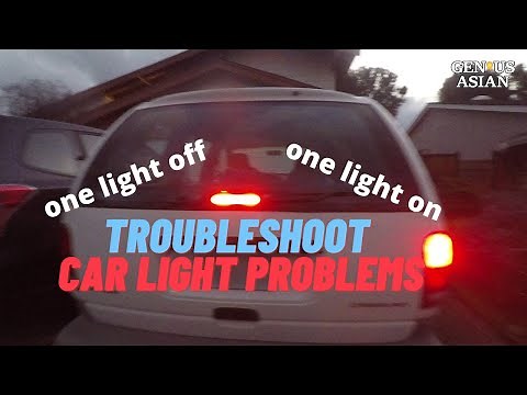 How to troubleshoot car light problems, such as lights not turning off or one-on one-off.