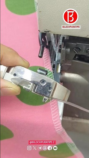 Sewing Tools And Tutorial Special presser foot for overlock machine shoulder strap