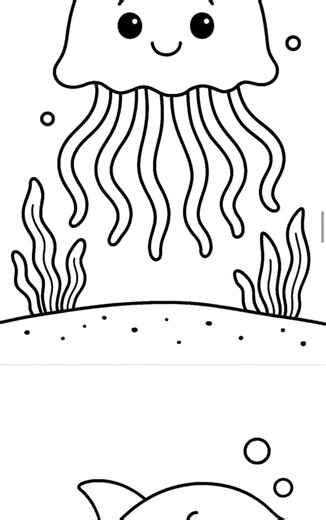 Montessori Sea Animal Coloring Pages – 20-page (PDF): Toddler Activity - Etsy