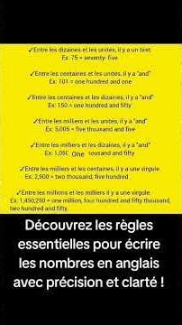 Remarque sur les grands nombres 100, 1000, 1000000 et 1000000000
