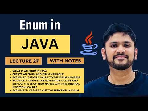 Enum in Java | Java Tutorial for Beginners | Amit Thinks