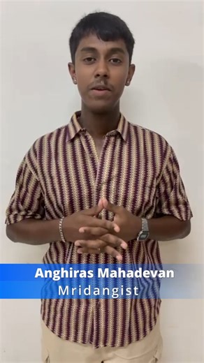 MDnD Entertainment on Instagram: "Artist's Feedback We had the pleasure of having Anghiras Mahadevan @mridangampaiya who accompanied the artists on the Mridangam at our Anandha Margazhi, Season 1. He accompanied Anirudh Raja @rudy_3035 and Vibha Krishnakumar @vibha.creates #mdnd #anandhamargazhi"