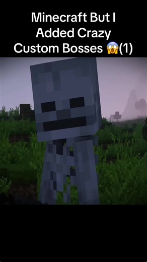 Minecraft But I Added Crazy Custom Bosses 😱 #MinecraftMods #MinecraftBossFight #GamingCommunity #Trending #FYP