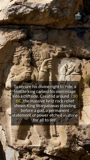 This king carved a cliff to prove his divine right to rule. #history #ancienthistory #archaeology | Ancient Historic Wonders