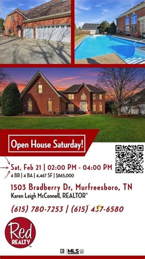 🏊‍♀️ OPEN HOUSE THIS SATURDAY: Murfreesboro's Most Spectacular Pool Home!
