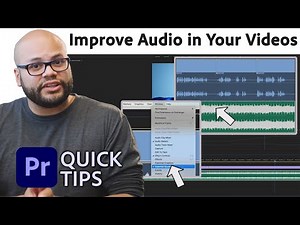 How to Improve Audio in Your Video Edits | Quick Tips for Premiere Pro | Adobe Video