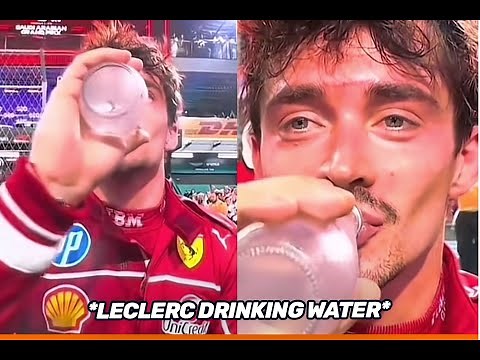 Charles Leclerc Drinking Water With Three Stooges Drinking Sound Effect (42425A)