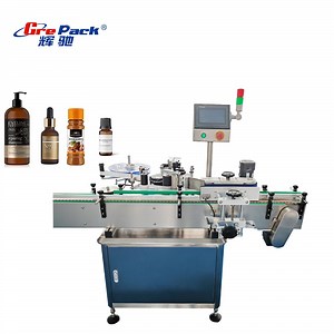 [Hot Item] Automatic Labeling Machine Oil Juice Honey Water Beverage Beer Jam Yogurt Drinks Detergent Round Bottle Label Applicator Machine