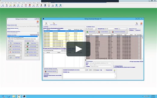Downloading and installing ratings data in CoreDirect