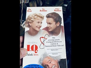 Opening to I.Q. (1994) 1995 Screener VHS