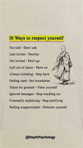 10 Ways to Respect Yourself #ways #respect #yourself #quotes #wisdom #psychology #life