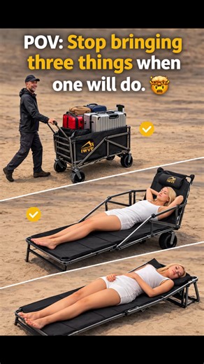 Wagon. Chair. Bed. Same wagon. 🔥 | wagon