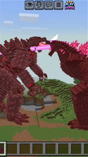 Minecraft Battle: Evolved Godzilla vs Mechagodzilla ⚡🔥 #shorts #viral #youtubeshorts