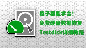 奸商再见，免费硬盘数据恢复！数据丢了别慌，这是硬盘数据恢复软件Testdisk的教程