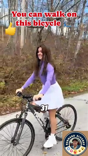 This unique bicycle has a treadmill instead of pedals an innovative way to exercise and commute #fbreels #fbfriends #friends #ofw #ksa #credittothecopyrightowner #contentcreator #Philippines #BernardAlvarez | Bernard Alvarez