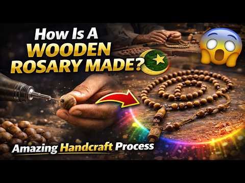How Is a Wooden Rosary Made? 📿 Amazing Handcraft Process