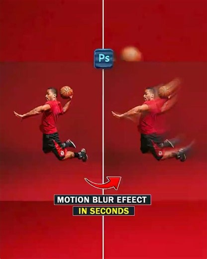 Photoshop 2026 - Create a Mind-Blowing Motion Blur Effect 😱🔥