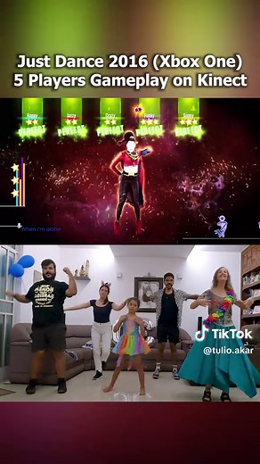 Just Dance 2016: Lights Gameplay with 5 Players on Xbox One