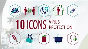 Virus Protection Icons Overlay - Motion Graphics Templates | Motion Array