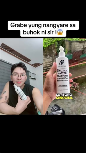 #duet with @kenfinds Another satisfied user .! Grabe kana tlaga LF young ! #minoxidil #shampoo #hairshampoo #haircare #hairregrowth #antidandruff #antihairfall #hair #haircaretips #minoxidil #pampakapalngbuhok #pampatubongbuhok #hairgrower #hairgrowershampoo #naturalshampoo #plantbasedshampoo #conditioner #coconutoil #biotin #castoroil#lfyoungbeautyandwellness #lfyoung