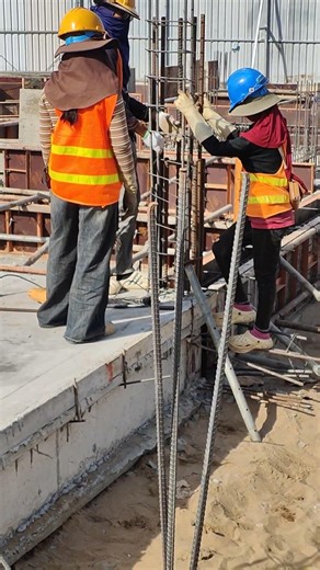 How to Tie Rebar for Stronger Building Columns | Construction Secrets