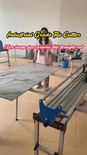 1.6m large size ceramic tile straight cut, Industrial Grade Tile Cutting machine.#cuttingmachine #tilecutters #tilecutter #tools #tiletool #tilecuttingmachine #cutter #bricklayer #tiler