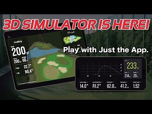The new 3D Simulator for iPad is now available on Golfboy! #golfboy #simulator