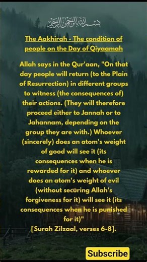 "Even an Atom's Weight Will Count on Judgment Day | Surah Zilzaal 6-8 | Quran"