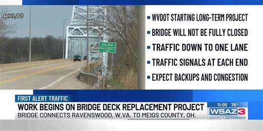 Work begins on bridge deck replacement project