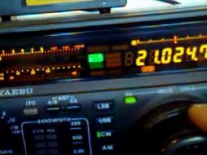 Yaesu FT 1000 MP in cw mode