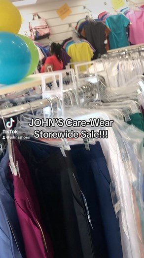 JOHN’S Care Wear Storewide Sale!!! It’s going down now until June 1st. Pop in the Palmdale or Carmicheal Rd location and cash  in on the savings!! #sale #bargains #Chefwear #nursemates #nursewear #shoes #labcoats #scrubs #medicalwear #johnscarewear #johnsshoes #johns | John's Shoes Online Store | Facebook