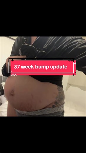 37 Week Pregnancy Bump Update