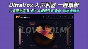 人声混完闷 / 炸 / 虚？UltraVox智能处理！多频段分离，齿音 / 动态全搞定Leapwing Audio UltraVox