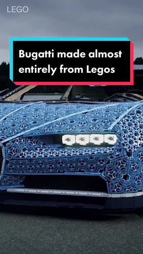 Building a Bugatti with over 1 million Legos