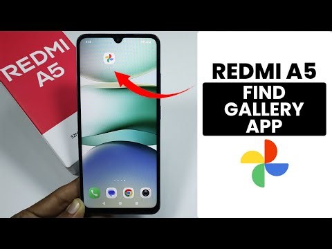 How to Find Gallery on Redmi A5 - Gallery App Missing