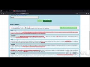 DNA translation | DNA to protein | Protein to DNA conversion | Expasy tutorial | Reverse translation