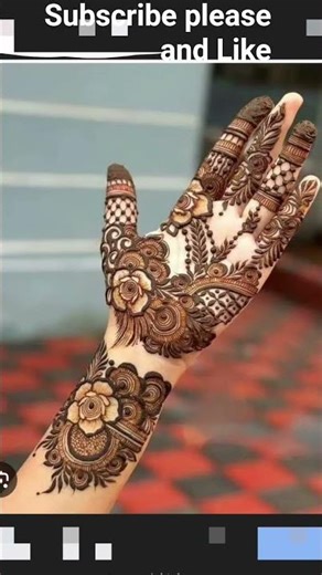 Front hand mehandi design ## royal Mehandi design ## latest ,elegant design