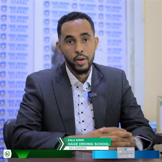🚗 Qiimo-dhimis 25% ah oo soconeysa ilaa 2026 oo kuu diyaariyay dugsiga darawalnimada lagu barto. Noqo darawal isku kalsoon. Hage Driving School ayaa kuu rumeynaya riyadaada. Xafiiska Hage Dabaqa Somnet Dabka Waaberi. 0613840995 | Ganacsi TV