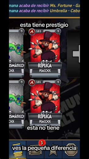 Y esto es las pruebas de que si no tiene prestigio no sube tanto el punto de pelea hice este video porque es más fácil de entender 🗣️🔥#skullgirlsmobile