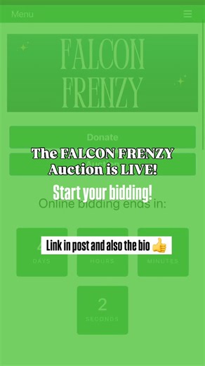 🎉The Auction Is LIVE!🎉 Our FALCON FRENZY auction is officially open and the items are awesome! Head over here to start bidding at https://event.auctria.com/d401500a-d07f-46d8-baab-e1684d012956/ Featured today: 🎶Two lawn tickets to Live at the Garden 🚗Weekend Getaway Package 🎬 4 movie passes & $100 Gift Certificate to Papa Johns Pizza ...and so many more great experiences, products, and surprises! Don’t wait.... help support our students and snag something amazing! #SchoolAuction #BidForACau