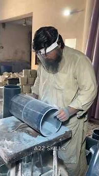 PVC End Cap Joint Handmade Process 😳 | PVC Pipe Fittings Factory