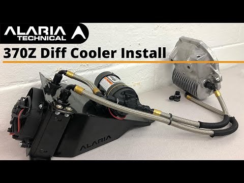 HOW TO: ALARIA Tech 370Z(& 350Z) Differential Cooler Kit Install